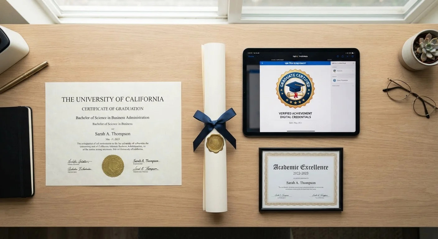 Certificates, Degrees, and Badges: Decoding Online Credentials