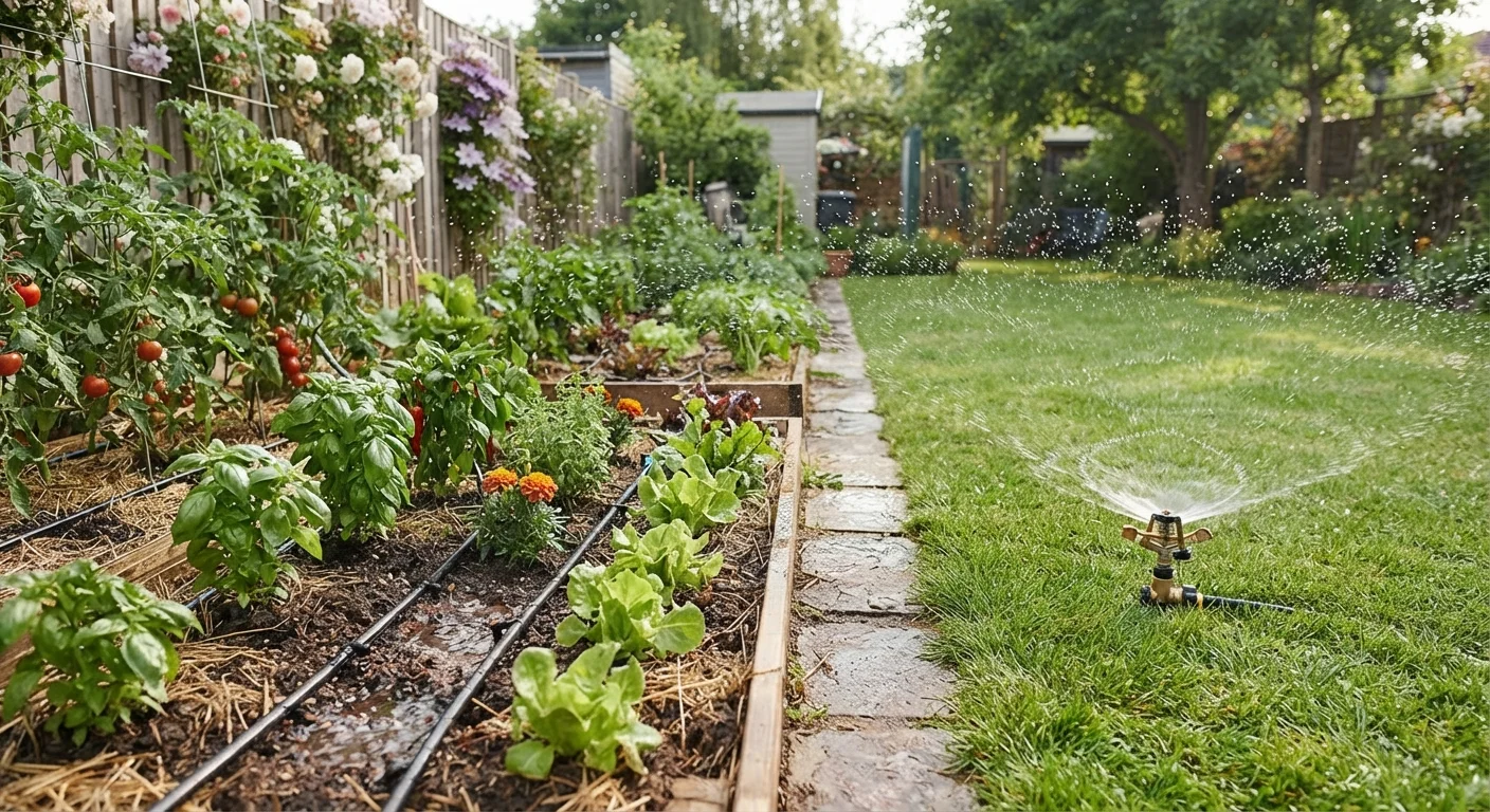 Drip Irrigation vs. Sprinkler Systems for Home Gardens