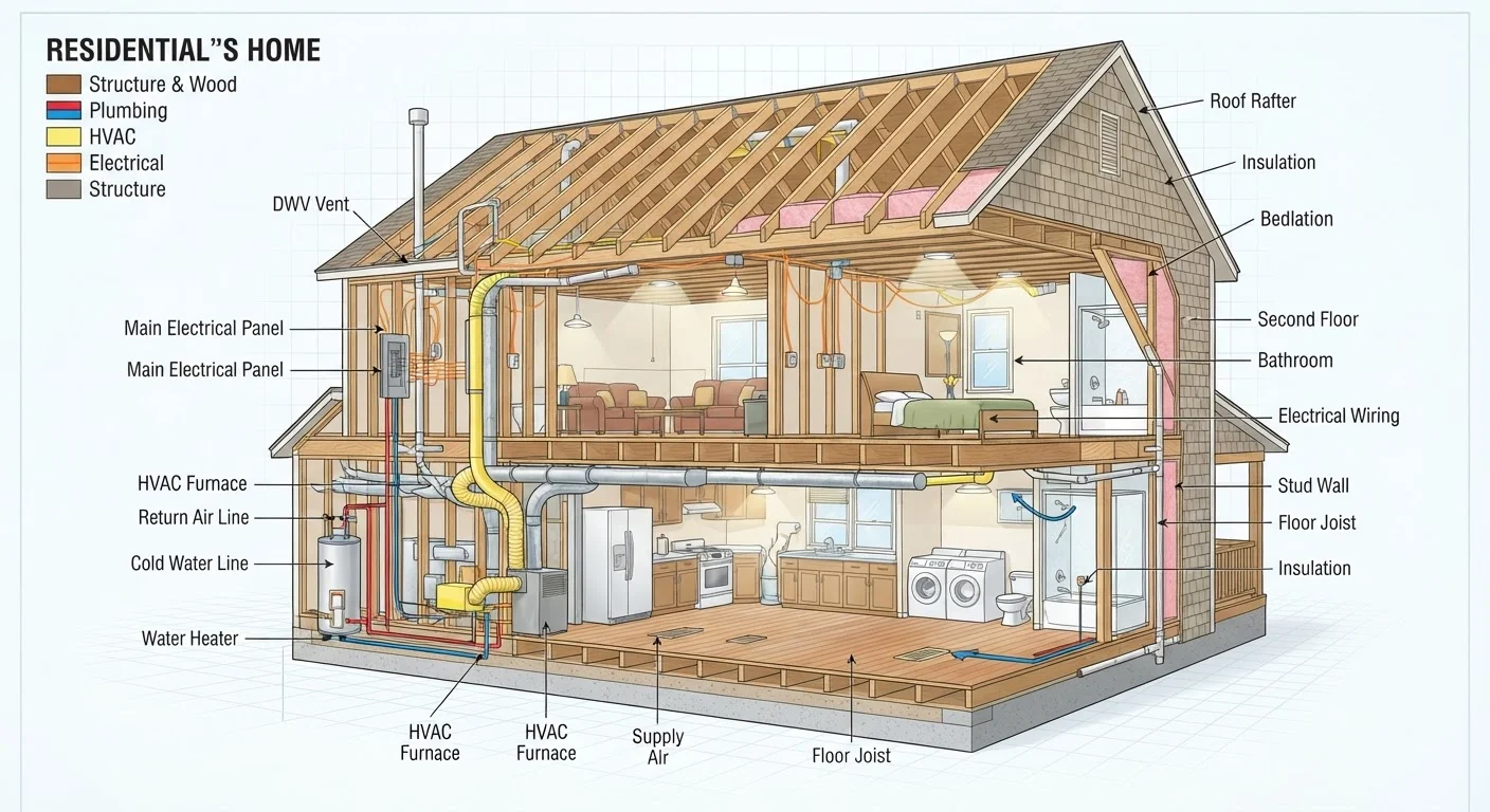 Everything That Connects: A Homeowner's Map of Core House Systems