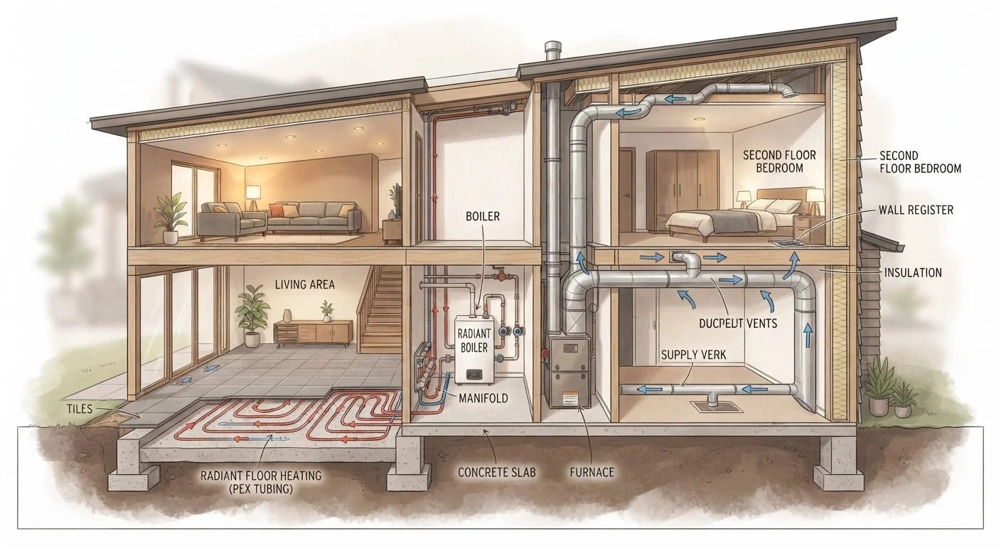 Forced Air vs. Radiant Heat: Which Heating System Suits Your Home?