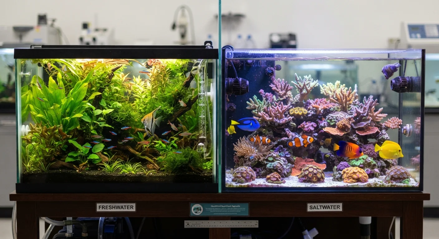 Freshwater vs. Saltwater Aquariums: What Beginners Should Understand First
