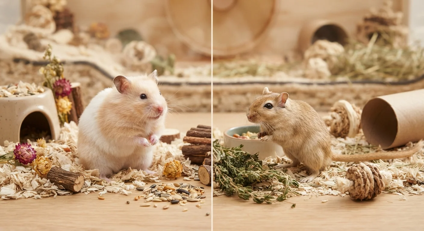 Hamsters vs. Gerbils: Two Small Rodents, Very Different Needs