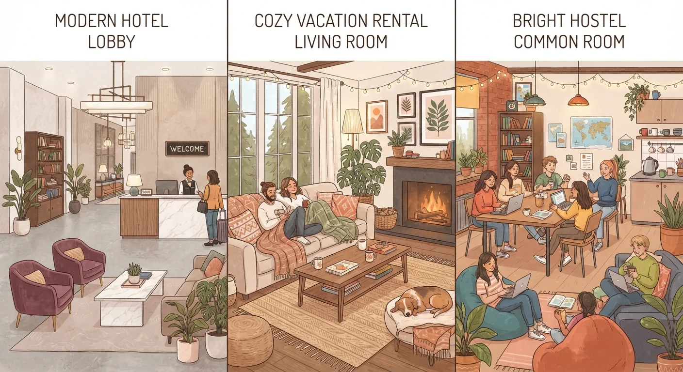 Hotel, Vacation Rental, or Hostel: Matching Accommodation to Your Trip