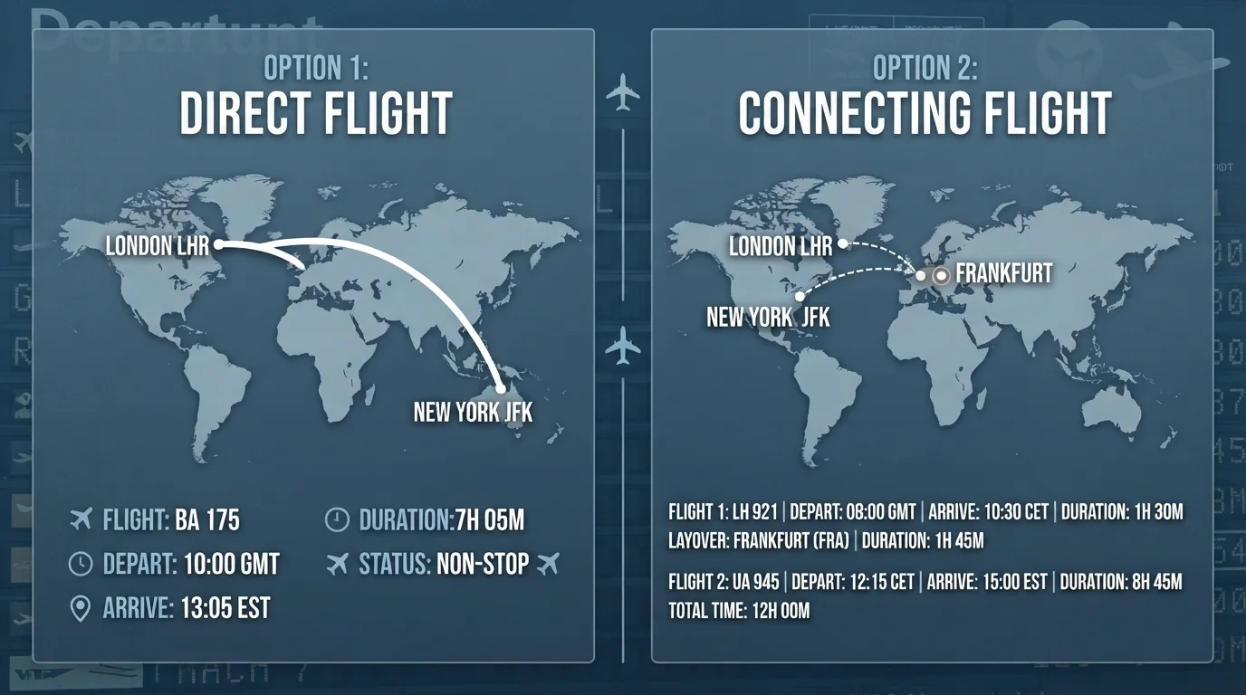 Nonstop vs. Connecting Flights: What the Trade-Offs Really Look Like