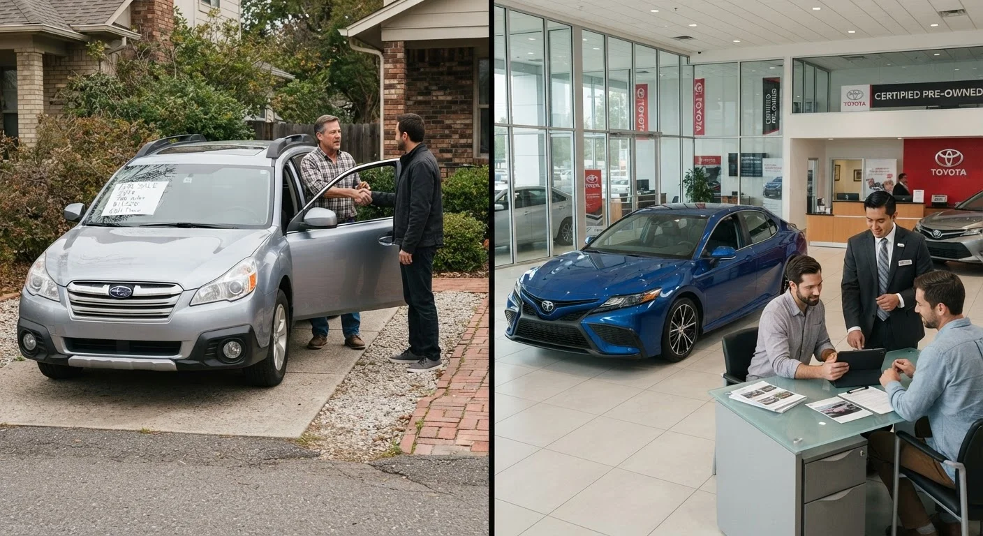 Private Seller vs. Dealership: Weighing the Purchase Experience