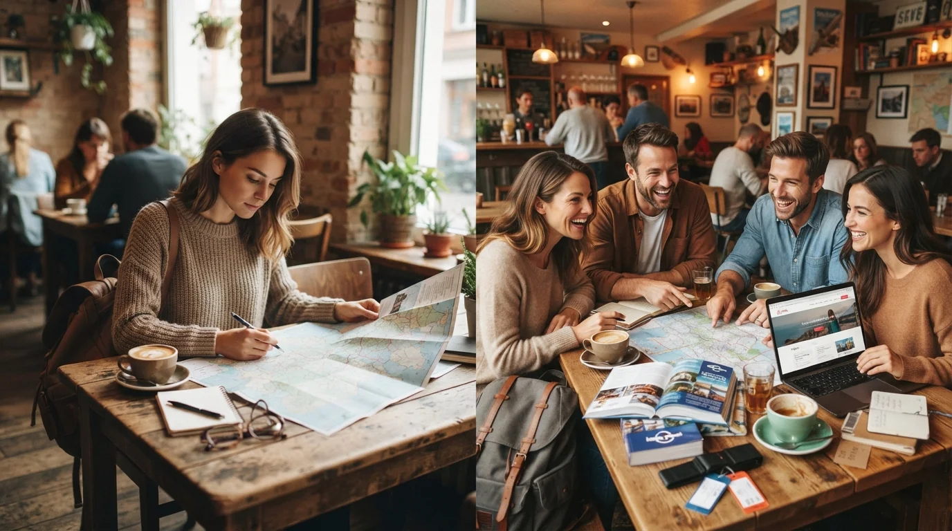 Solo Travel Destinations vs. Group Travel Destinations: How the Research Process Differs