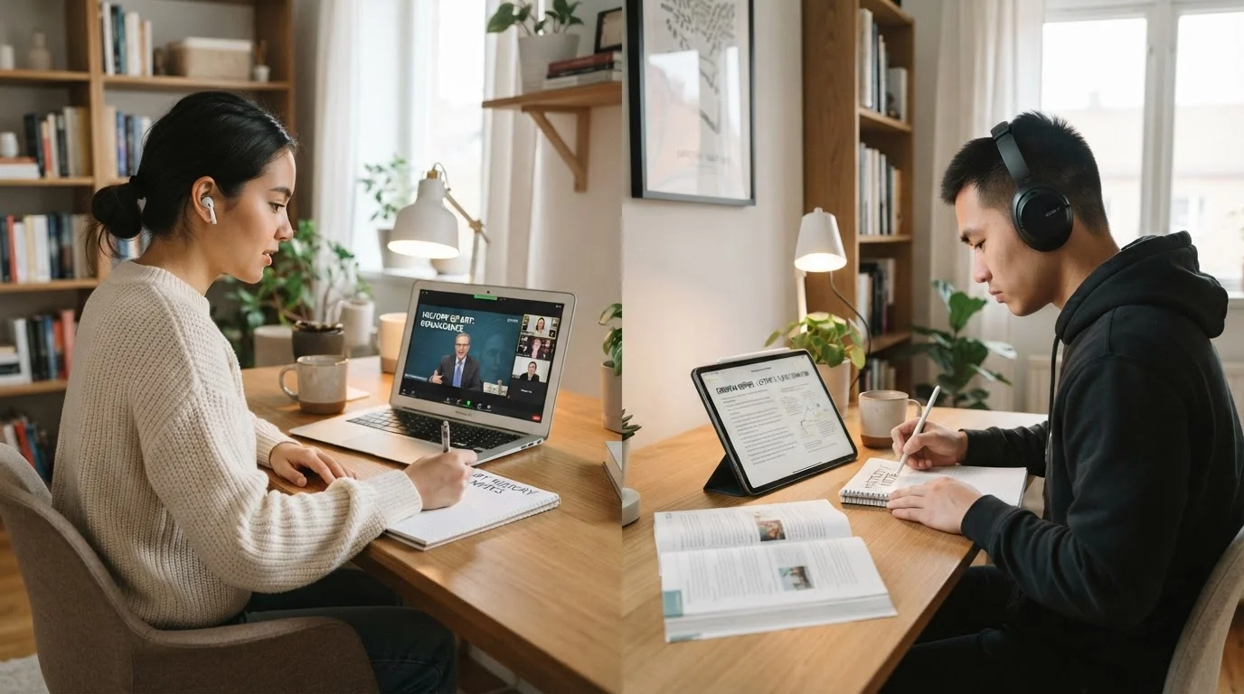 Synchronous vs. Asynchronous Online Learning