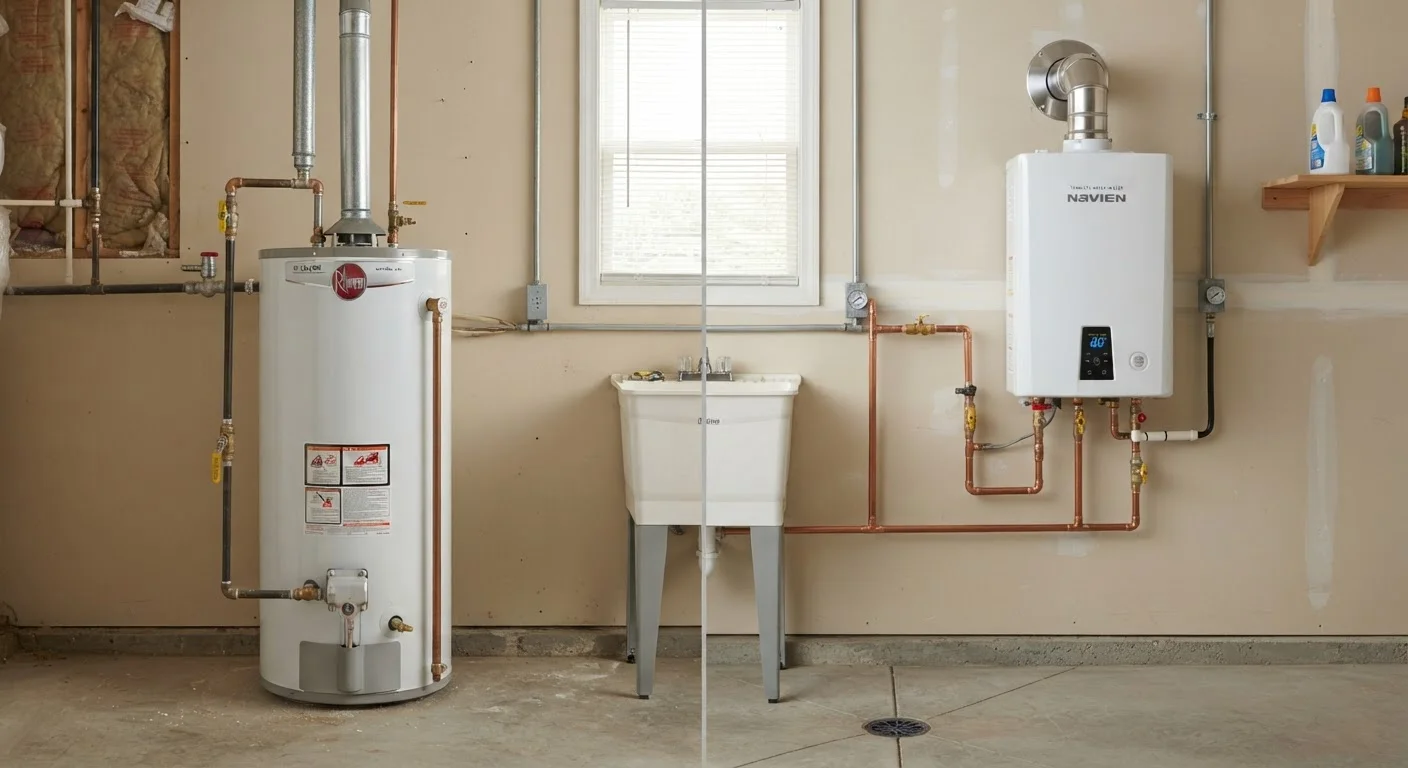 Tank vs. Tankless Water Heaters: What the Differences Mean for Your Household