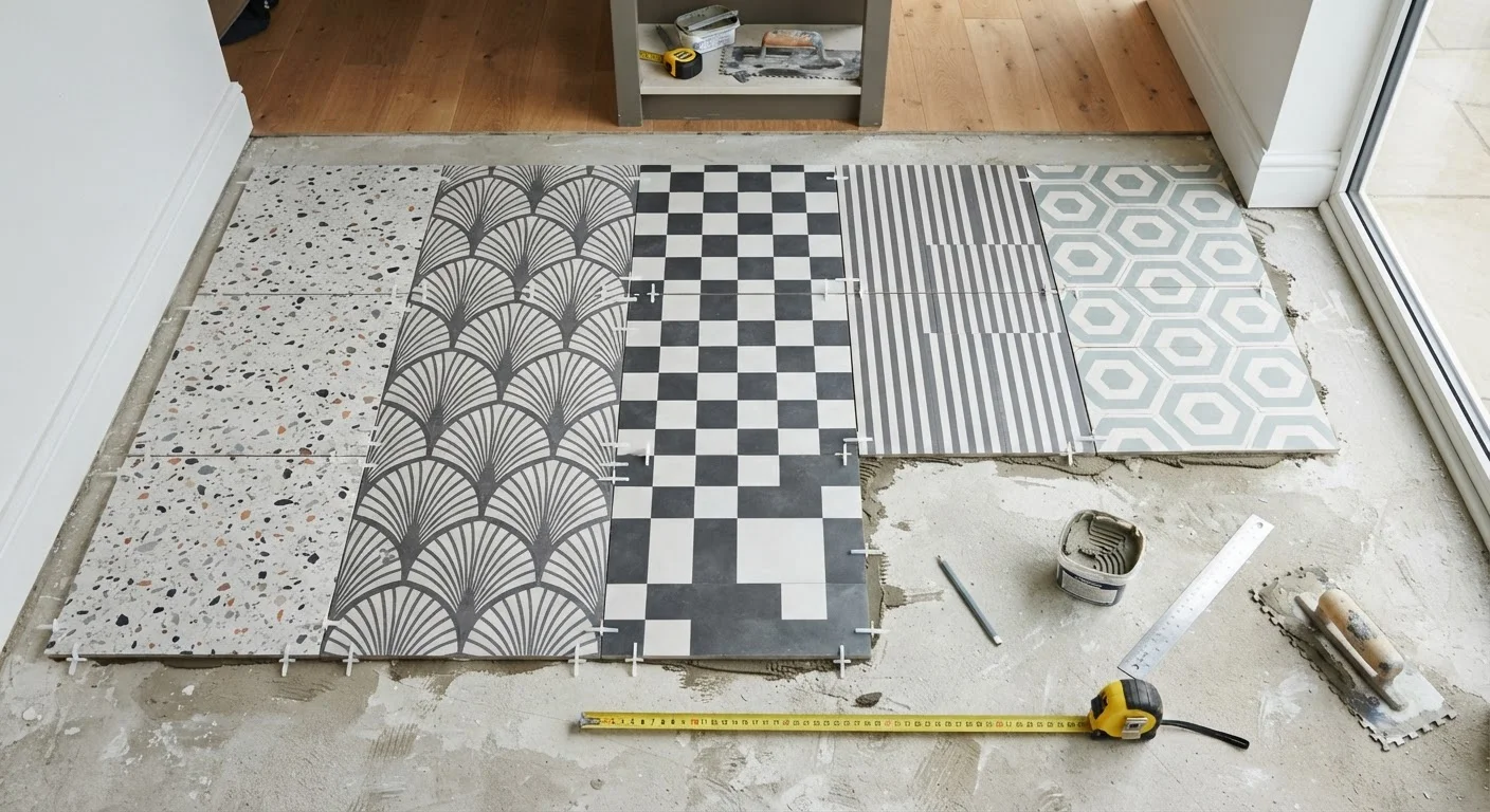 Tile Layout Patterns and Their Practical Implications for Kitchens and Baths