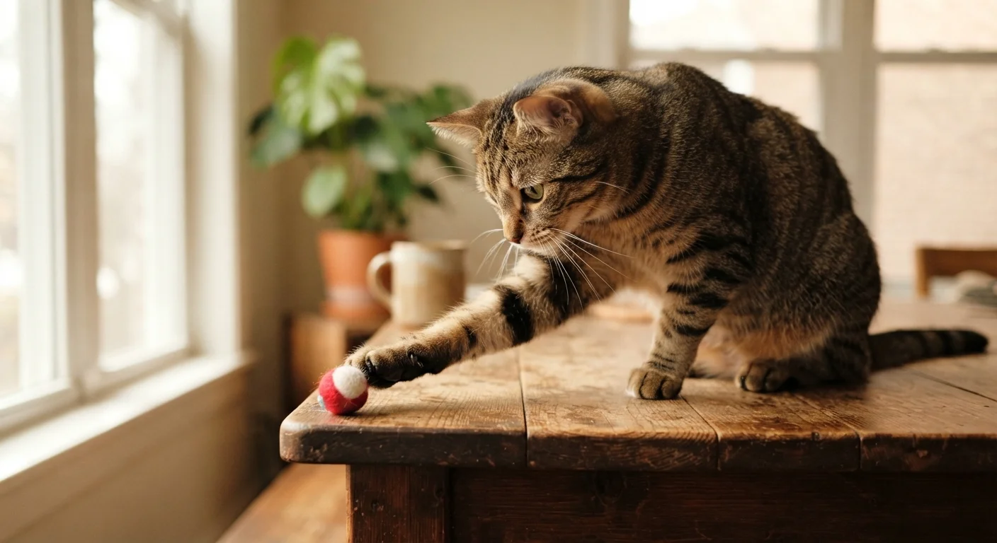 Why Cats Knock Things Off Tables — And What It Actually Means